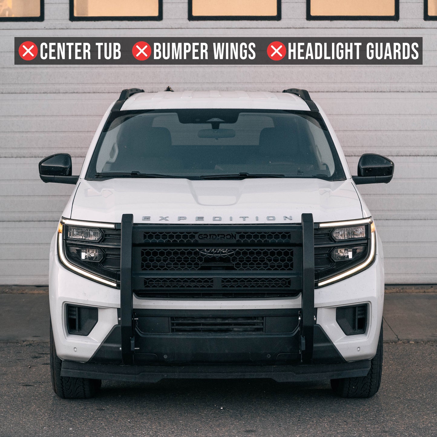 GRIDIRON 2025-2026 Ford Expedition Interceptor Front Bumper (Grill Guard + Mounts)