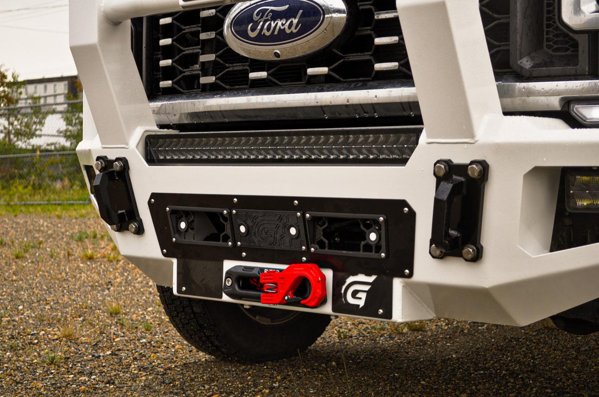 GRIDIRON 2023-2026 Ford F250-F550 Full Tube Winch Front Bumper