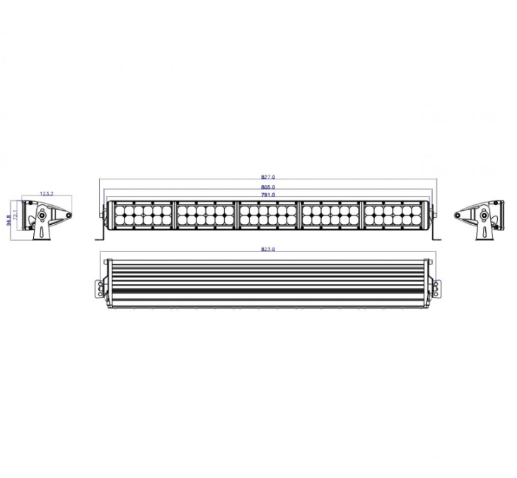 Speed Demon 30" Infinity Dual Row Light Bar