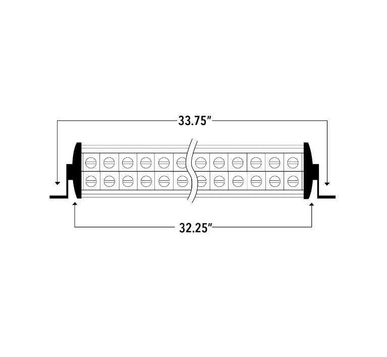 Speed Demon 30" Dual Row Light Bar - DRC30 Black Ops