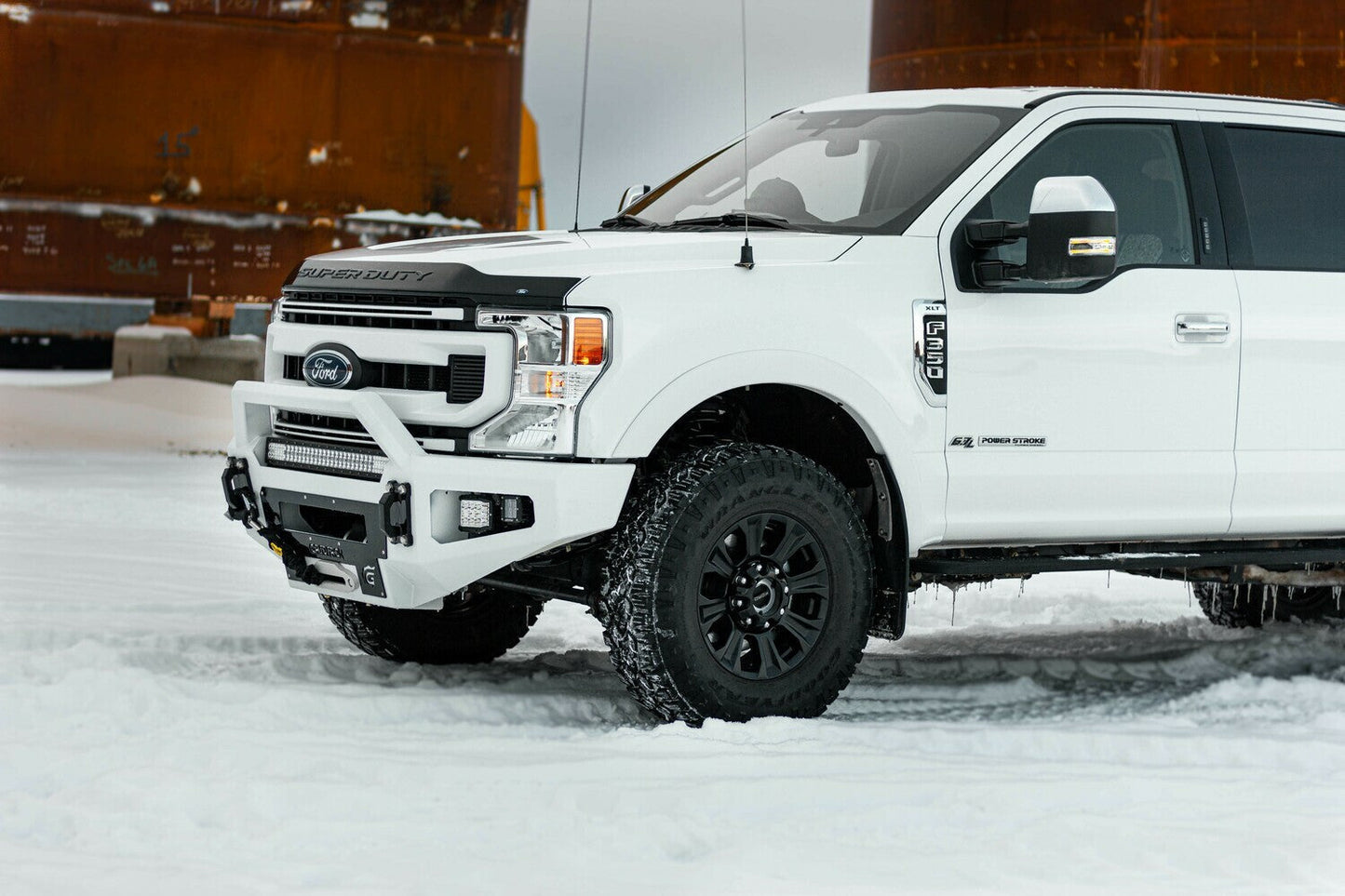 GRIDIRON 2017-2022 Ford F250-F550 Prerunner Winch Front Bumper