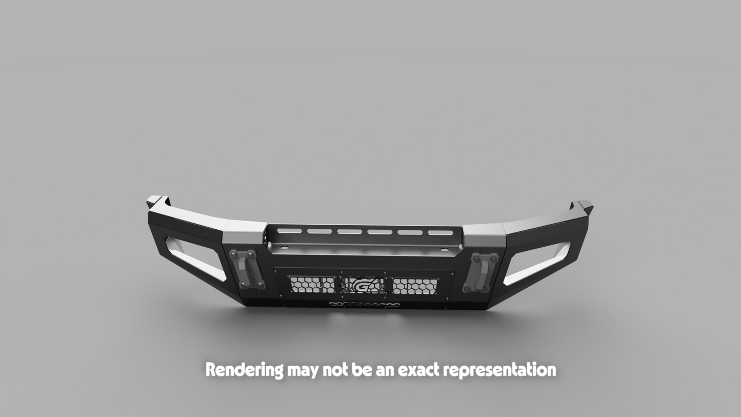 GRIDIRON 2019-2023 GMC 2500/3500 Base Winch Front Bumper