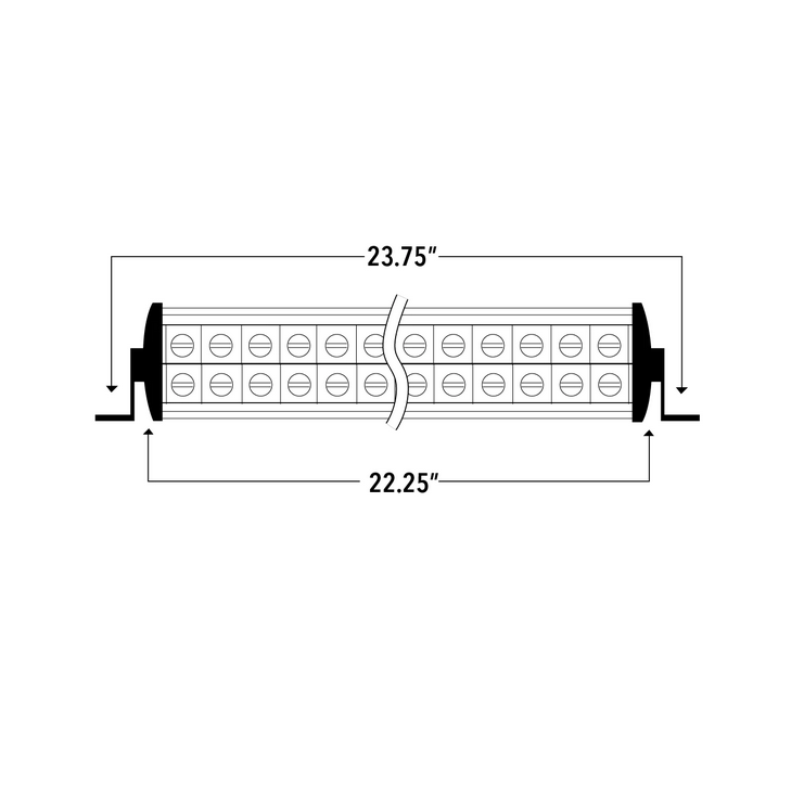 Speed Demon 20" Dual Row Light Bar - DRC20 Black Ops