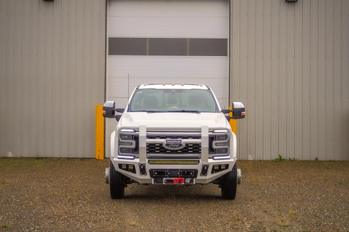 GRIDIRON 2023-2026 Ford F250-F550 Full Tube Winch Front Bumper