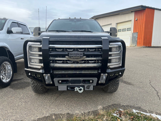 GRIDIRON 2023-2026 Ford F250-F550 Full Tube Winch Front Bumper